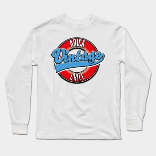 Arica chile vintage logo Long Sleeve T-Shirt